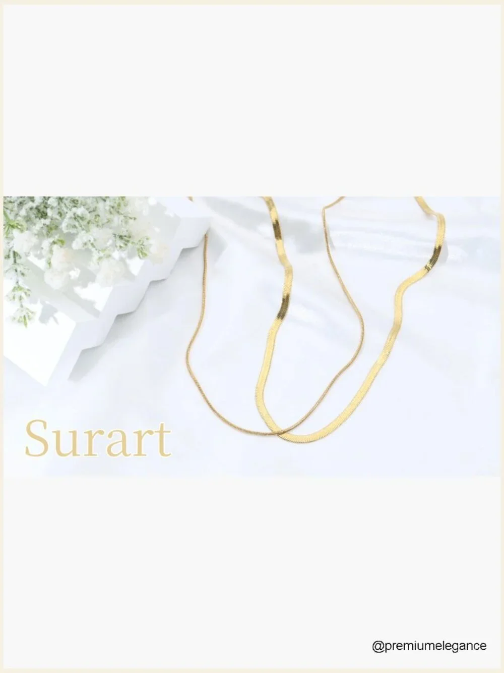 18K Gold Snake Chain Necklace Dainty Jewelry Gift for Women